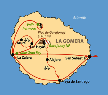 Karte: La Gomera Multiaktiv